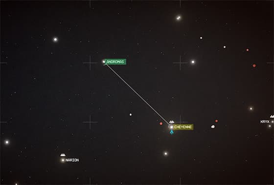 The Andromas system