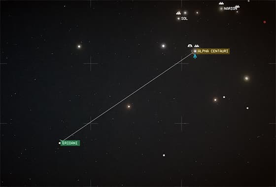 The Eridani system